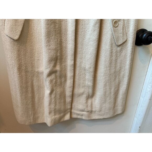 Ports International Women's Trench Coat ~ Cream Tweed - Picture 6 of 8